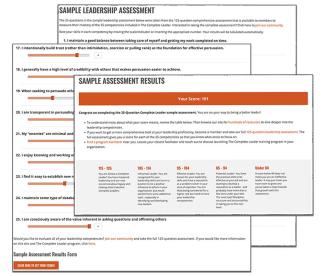 Example of Sample Assessment Report